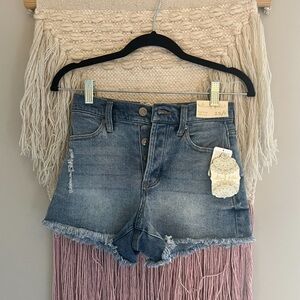 Altar’d State light wash shorts